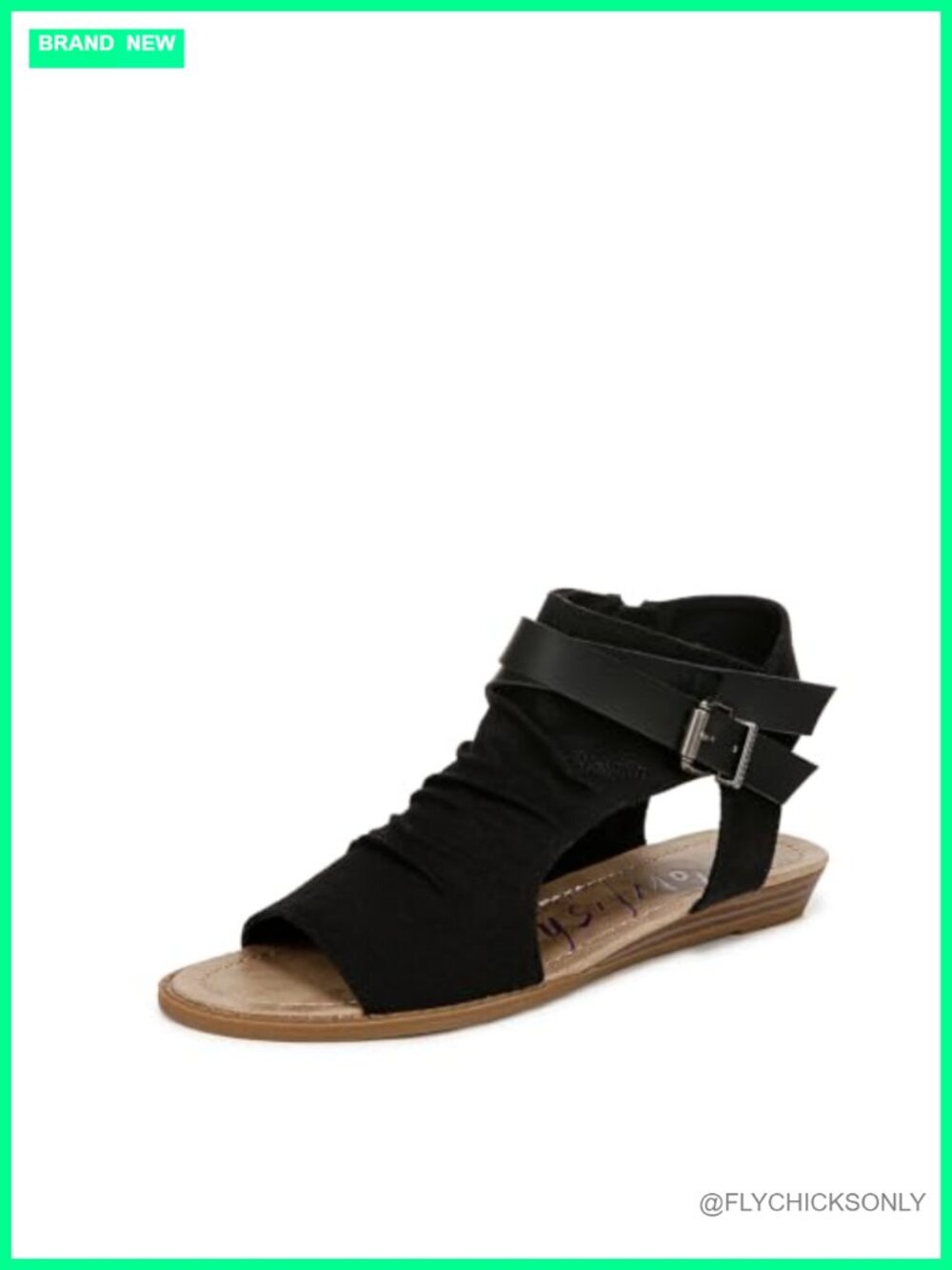 Canvas Wedge Sandal Slip-On Comfort Open Toe Slingback